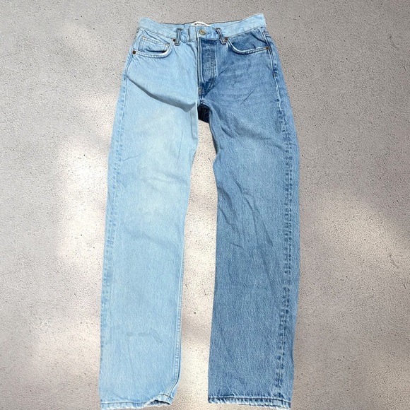 Reformation Light Blue Straight Leg Jeans - Picture 3 of 6